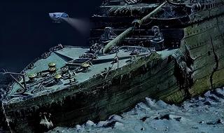 泰坦尼克号残骸视频